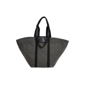 No Boundaries Tulip Tote Bag Gray Black Beach Pool Travel Shoulder Bag Womens